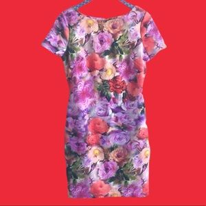 🌸 Alexia Admor Bold Floral Scuba Sheath Dress